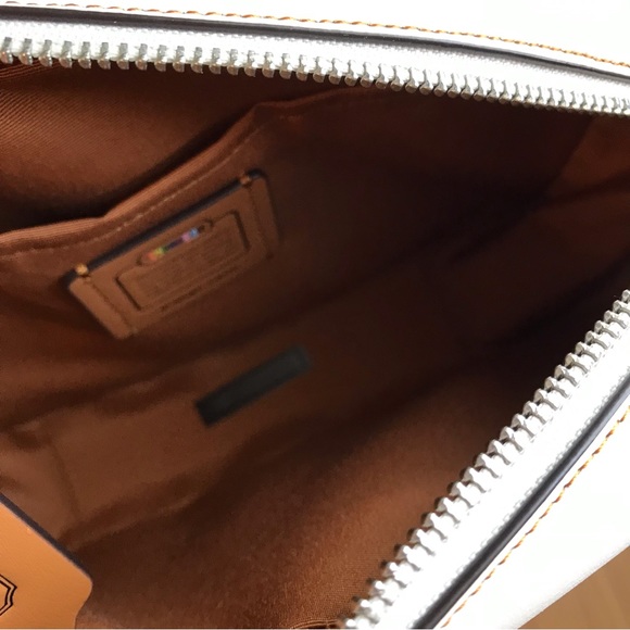 🌈 Coach Jamie Camera Bag In Rainbow Signature Canvas *Special Edition* - Picture 12 of 14